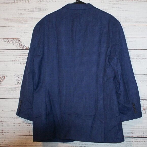 Awearness Kenneth Cole Slim Fit Sport Coat Blue Size 44 Regular - Picture 6 of 8